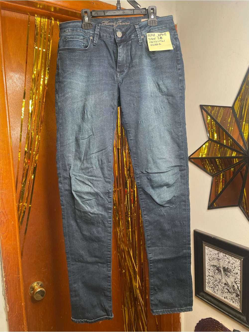 Dark Wash Mavi Slim Jeans